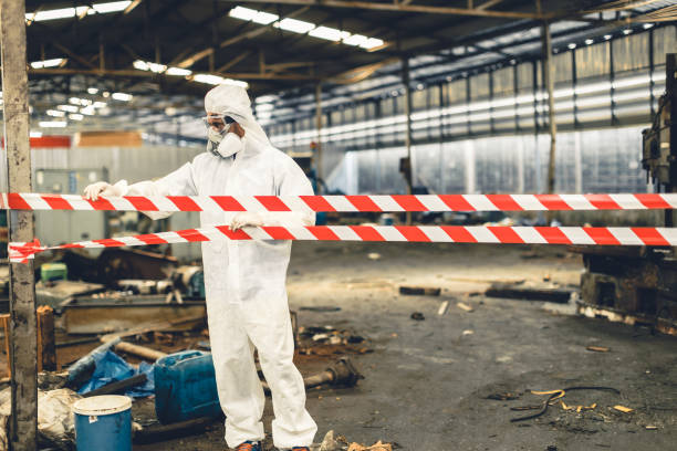 Professional Infectious Disease Decontamination technician working in Boswell, IN